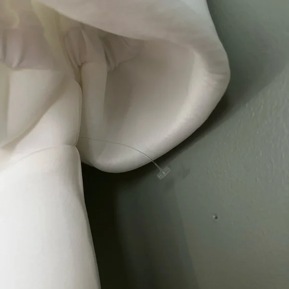 ASOS Maeve Sculpted Off Shoulder Statement Dress in Ivory US 8 - Picture 7 of 16